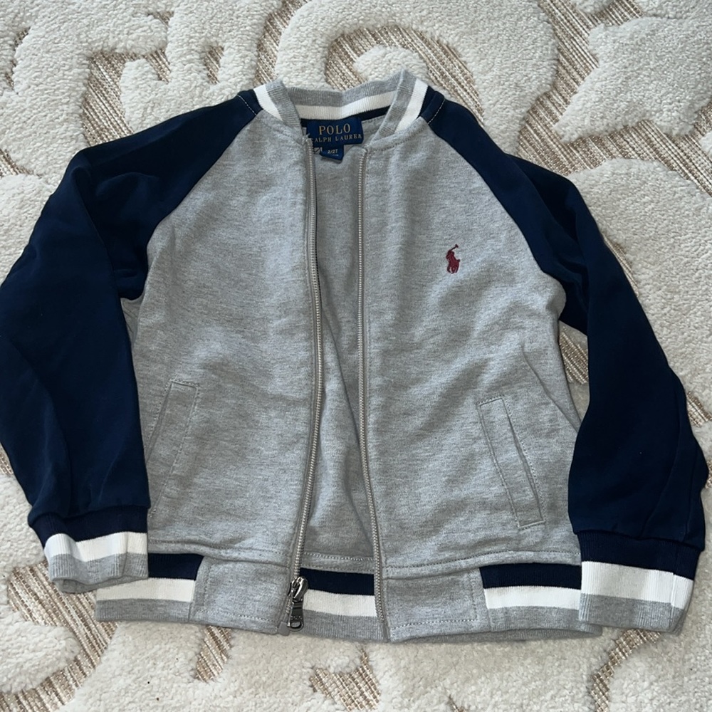 Polo Ralph Lauren Boys toddler kids coat zip up jacket size 2T